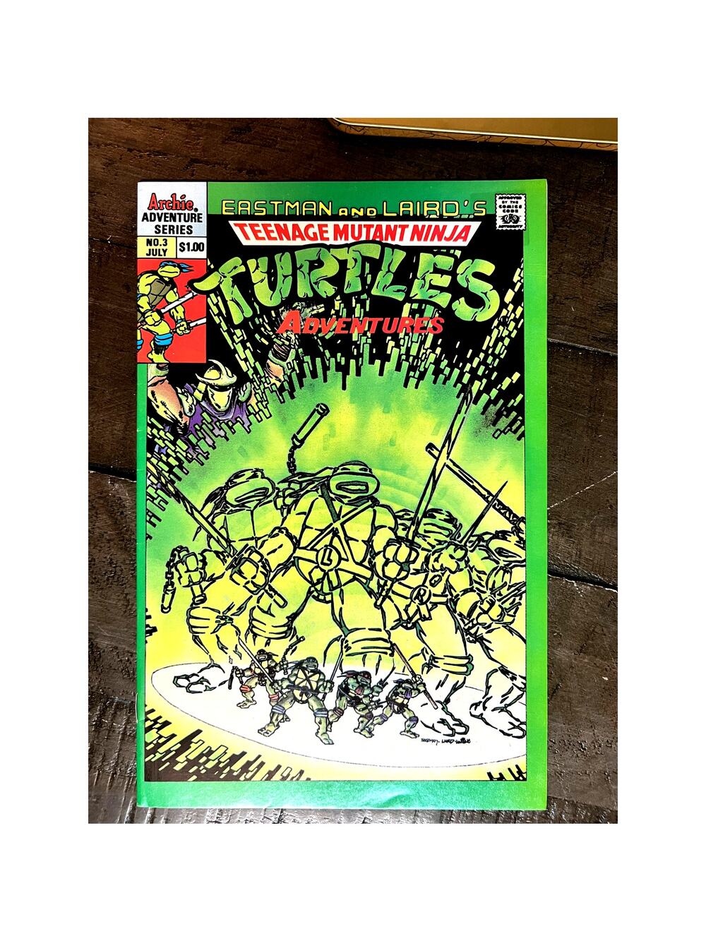 VINTAGE 1989 Archie Comics "TEENAGE MUTANT NINJA TURTLES ADVENTURES" #3 - MINT